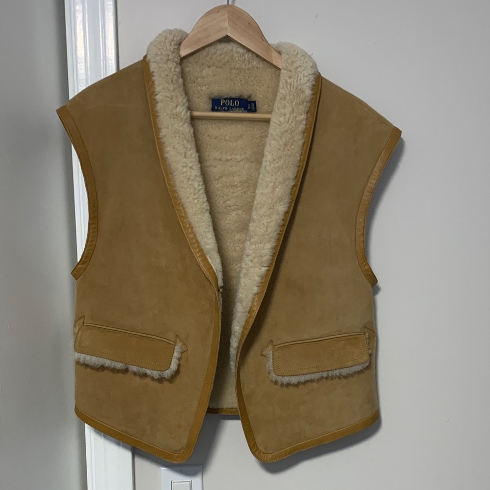 Ralph Lauren shearling vest